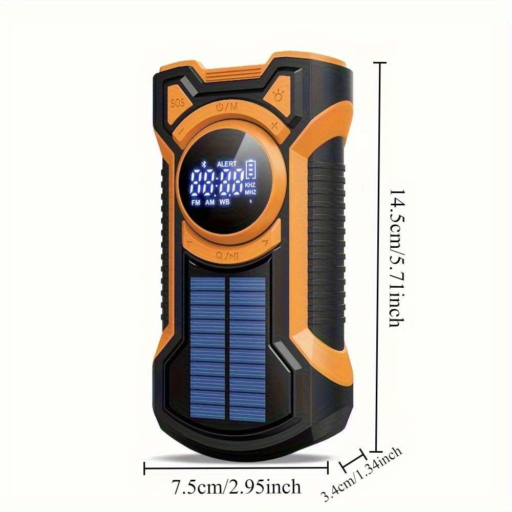 Versatile 1Pc Multifunctional Emergency Handheld Radio With Flashlight Home