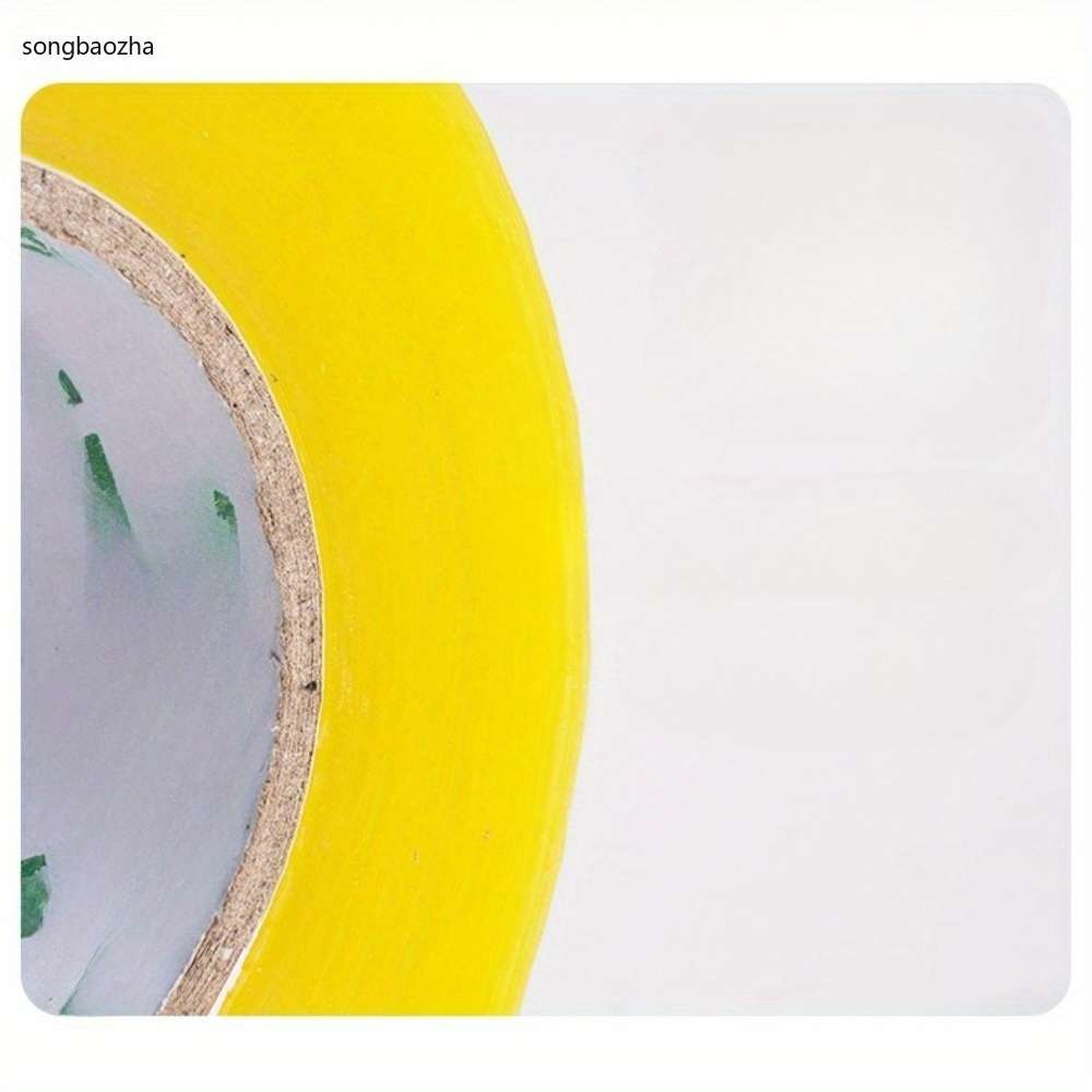 Adhesive Tape Color 3 Rolls Yellow Transparent