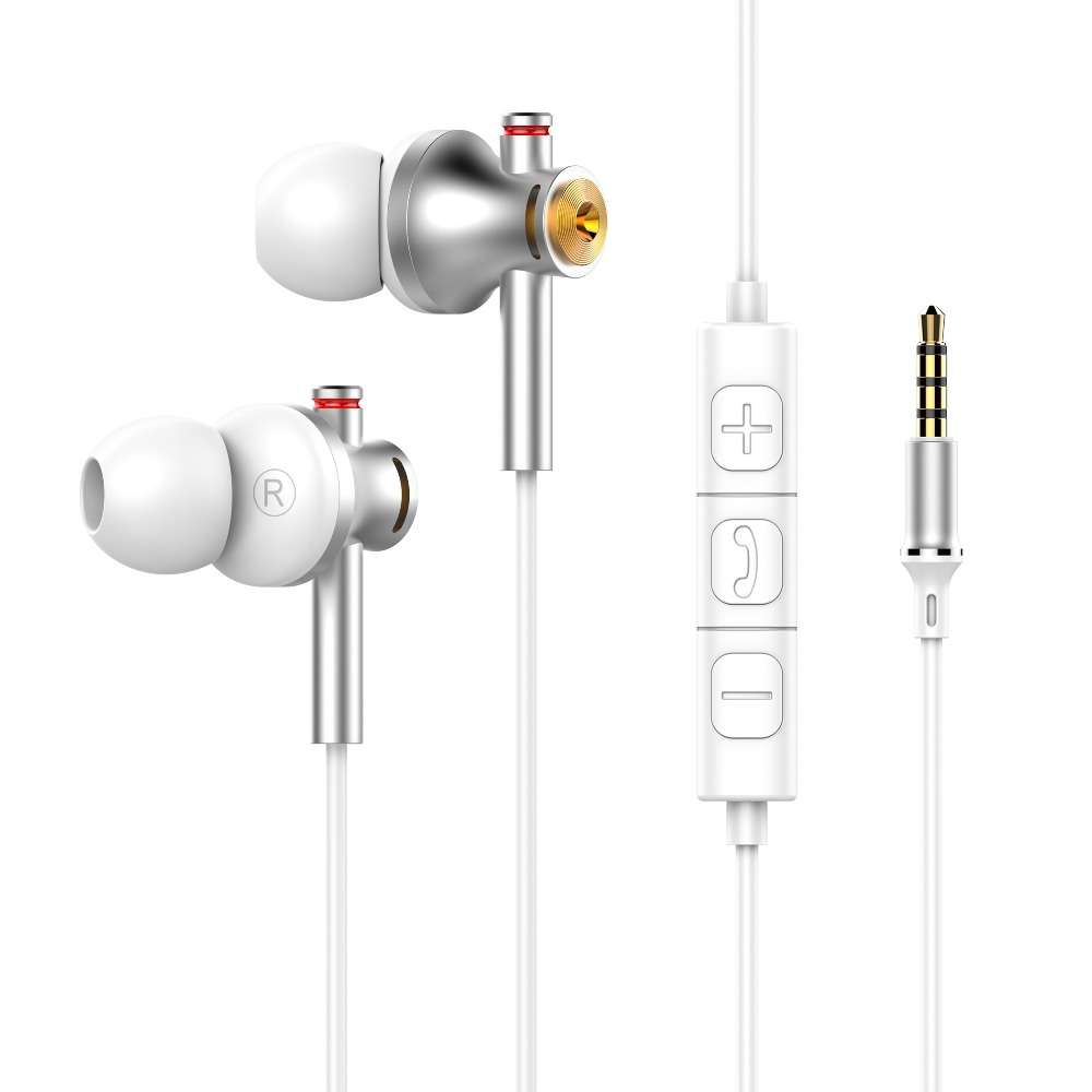 Wired Headphones White Size 3.5Mm