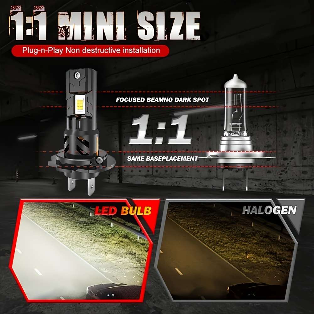 Car Lights Color 2Pcs H7