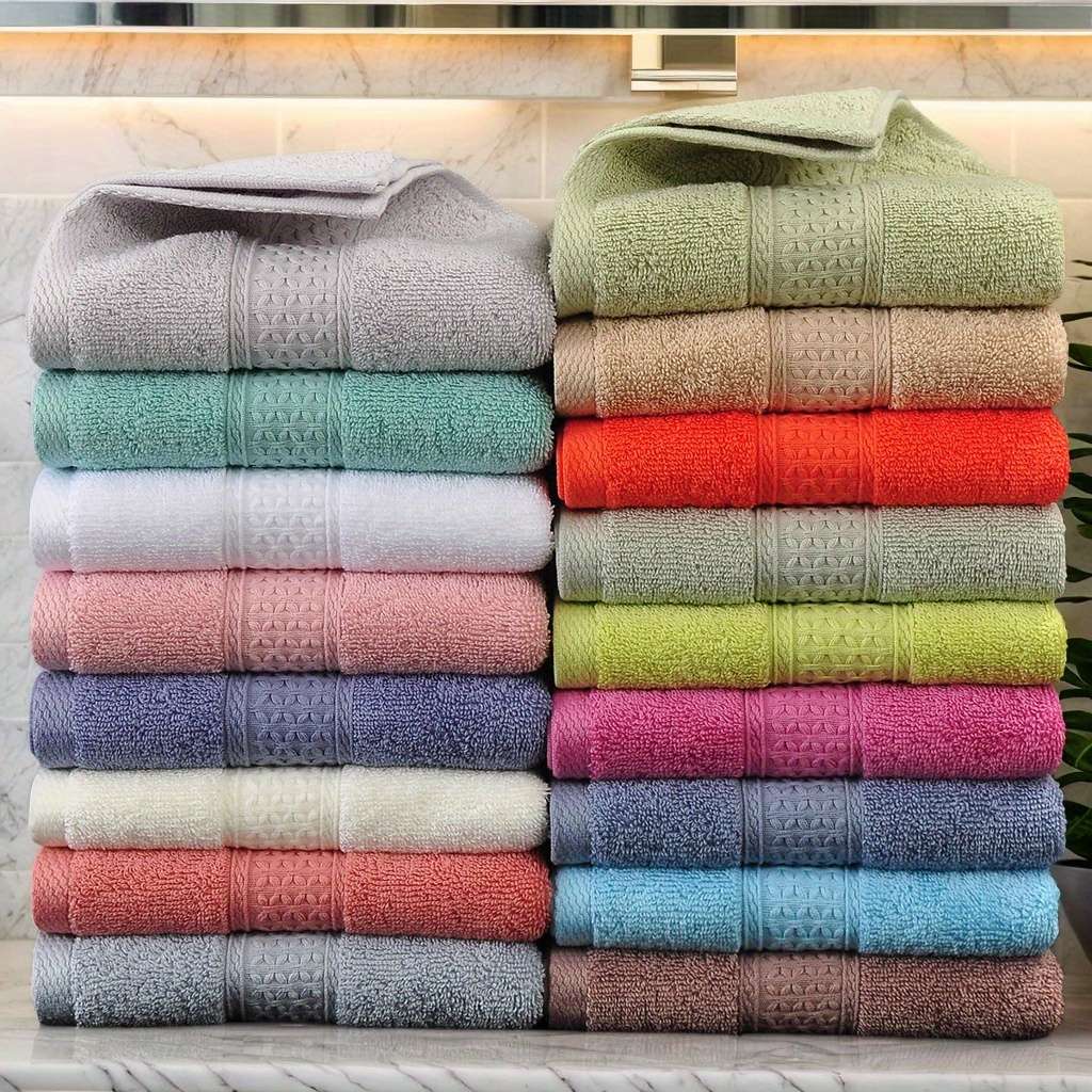 Towel Items 6Piece Sky Blue Square Scarf