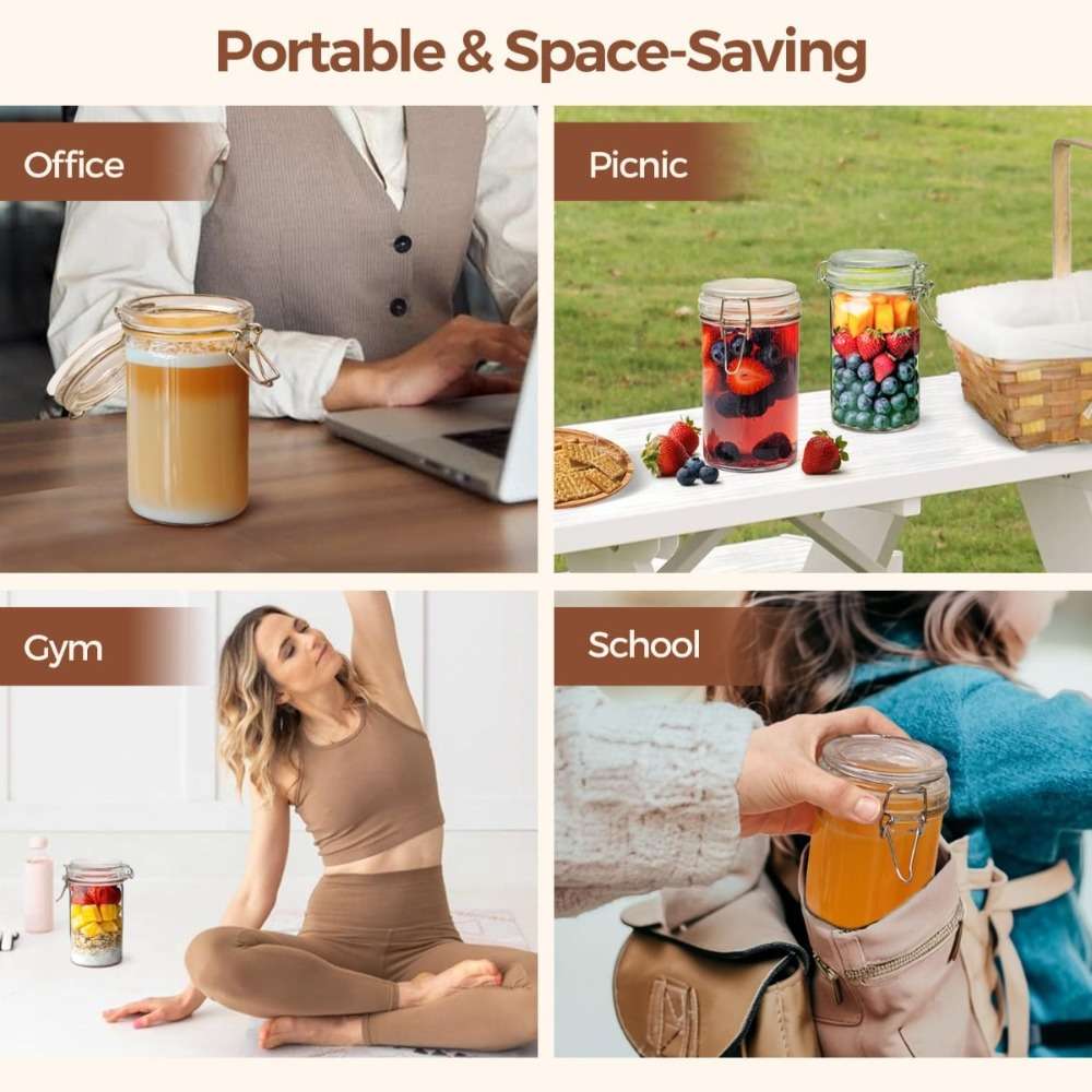Sealed Jar Quantity 2Pcs Capacity500Ml17Floz