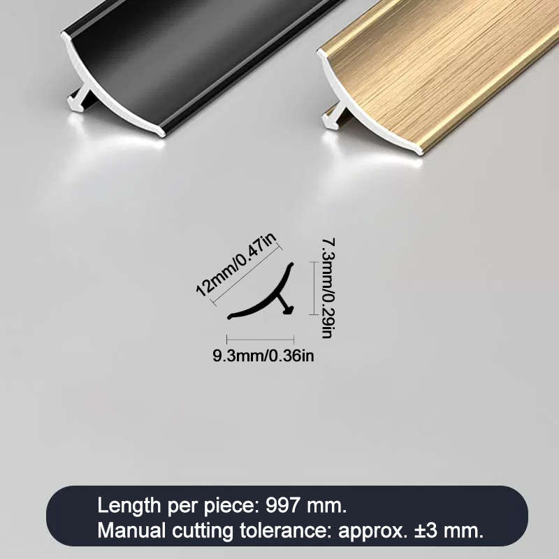 Skirting Board Gray 3Pcs