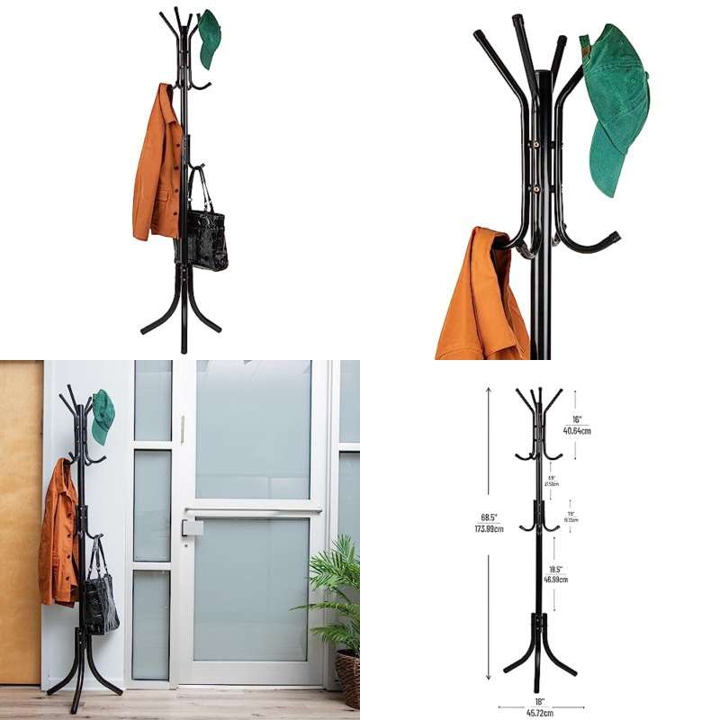 Coat Rack Color Black