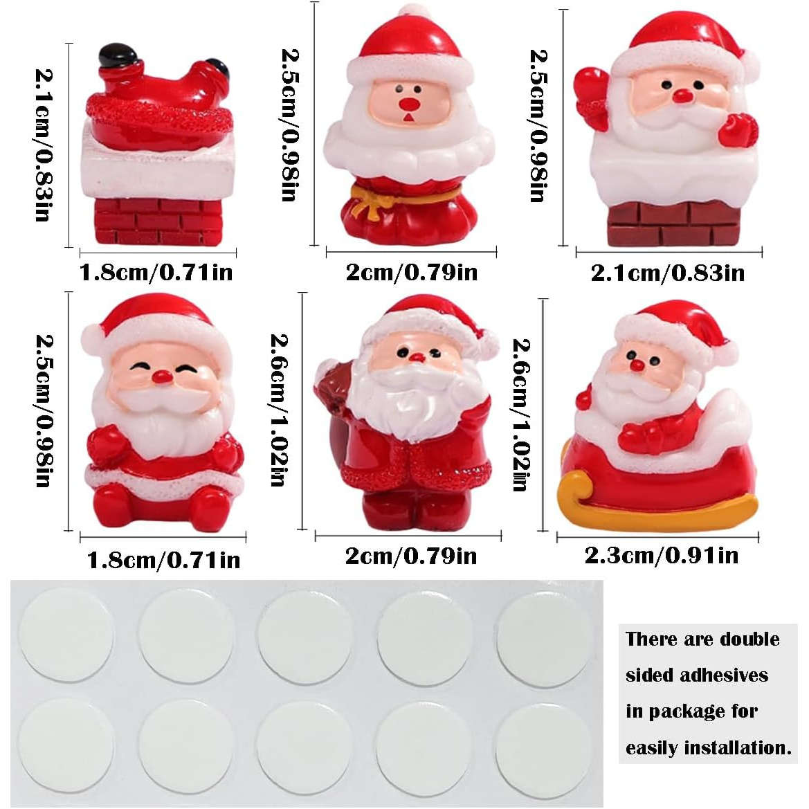 Car Interior Decor Color Gnome 6Pcs