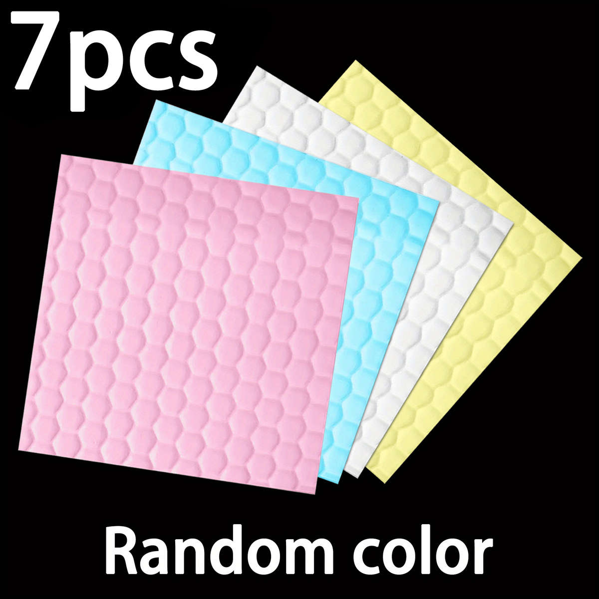 Rag Color Random Color Items Cleaning Cloth 7 Pieces
