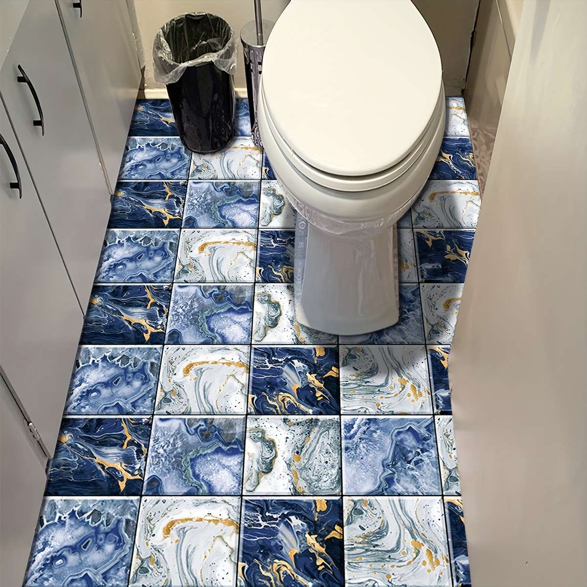 Self Adhesive Floor Stickers 10Pcs * 14.99Cm * 14.99Cm