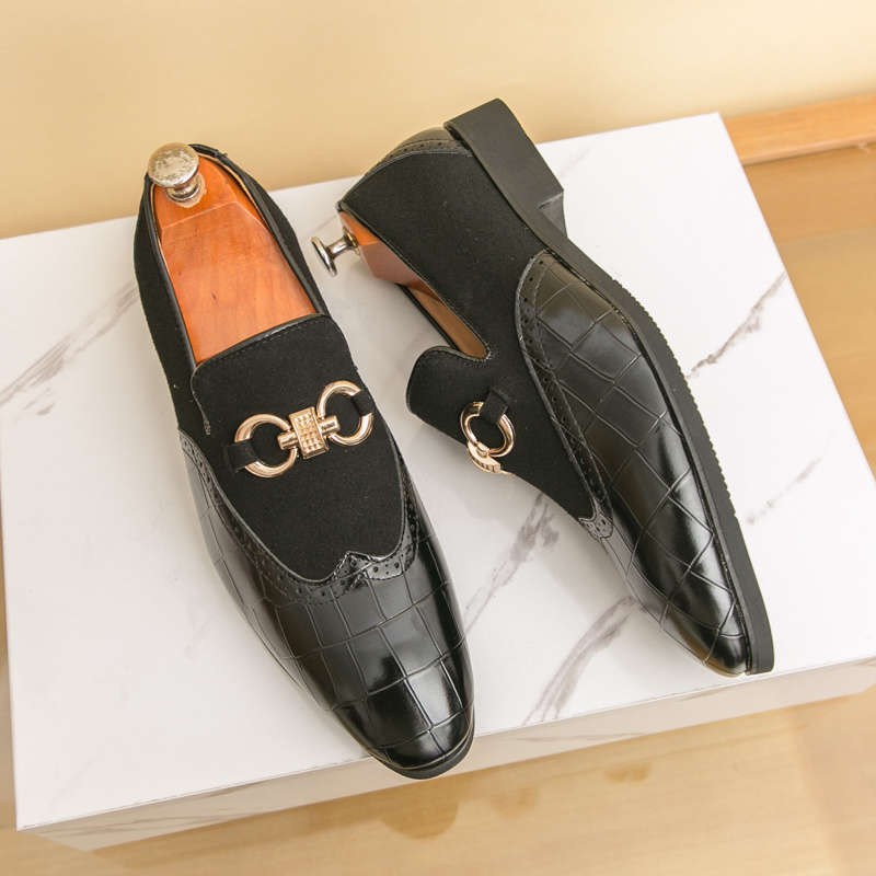 Mens Leather Shoes Color Black Sizeuk 11.5