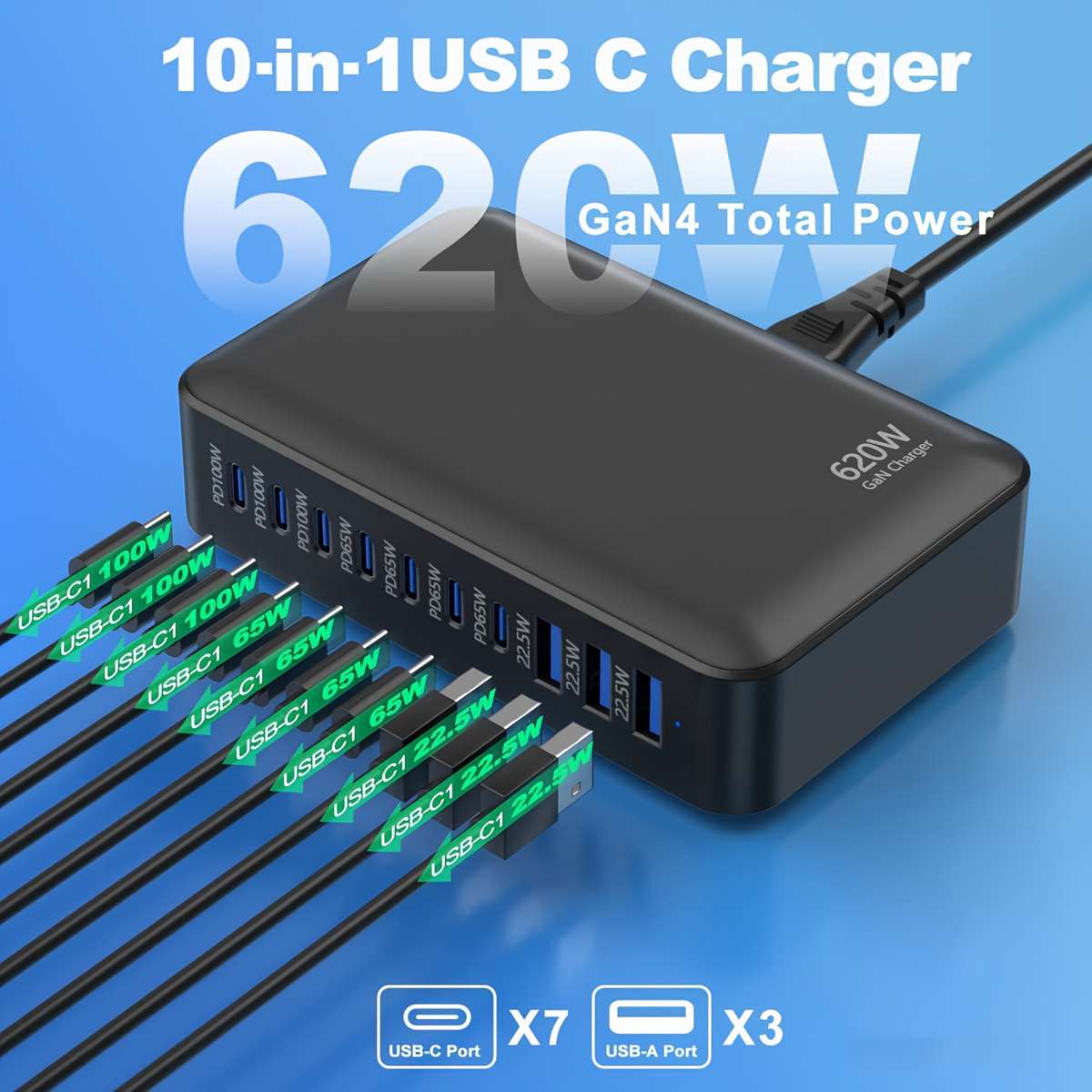 Charger Color 200W