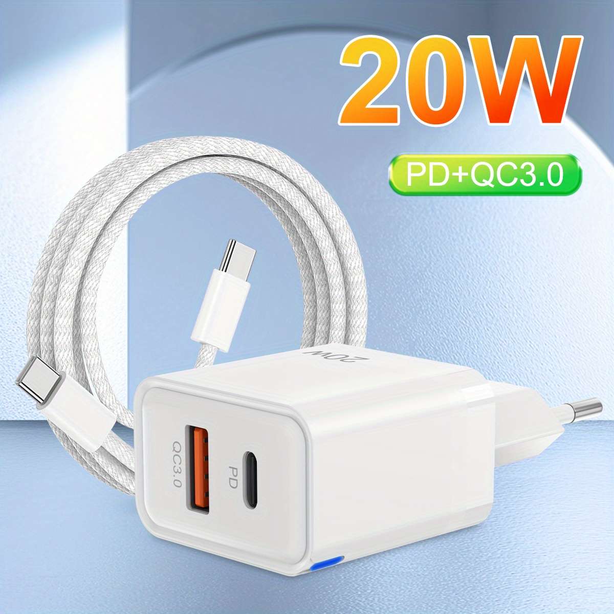 Charger Items 20W Whitea Add C Add 1M Cable