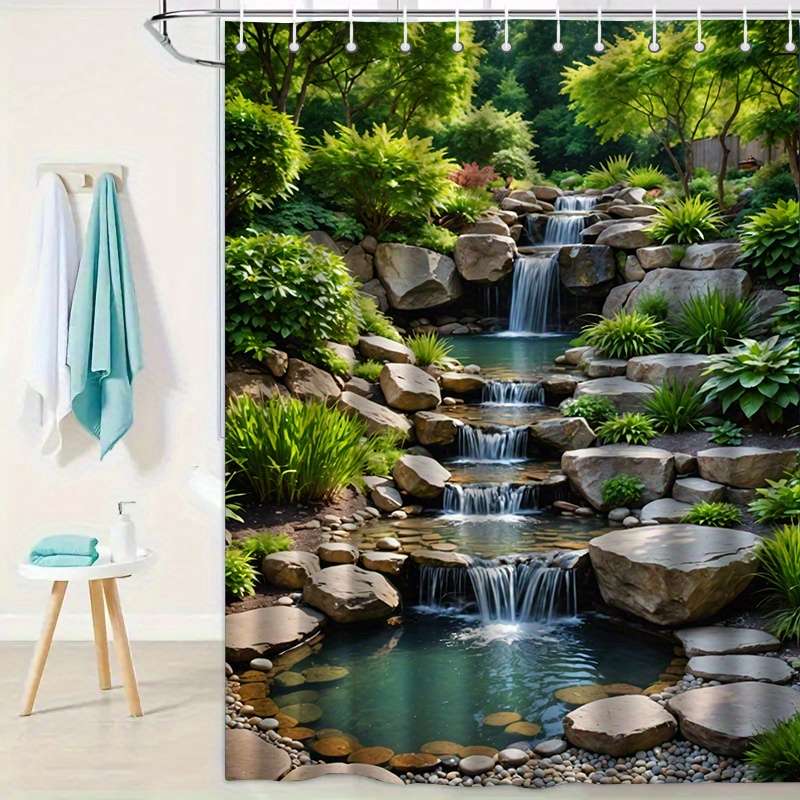 Waterproof Shower Curtain Color Polychrome Size 120X200119.99Cm*200.0Cm