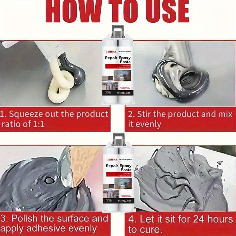 All Purpose Durable Tebm Epoxy Repair Adhesivehightemperature For Diy Crafting