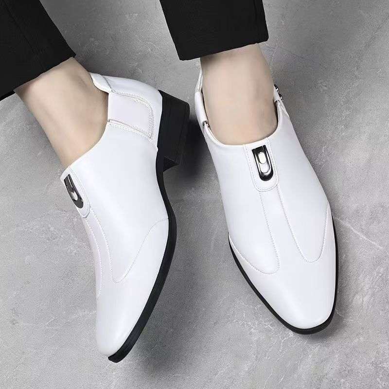 Mens Leather Shoes Color Black Sizeuk 7