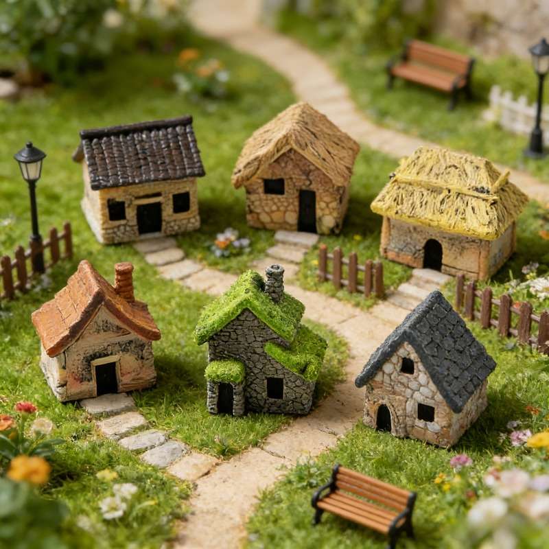 House Model Color 5 Pieces  Randomly