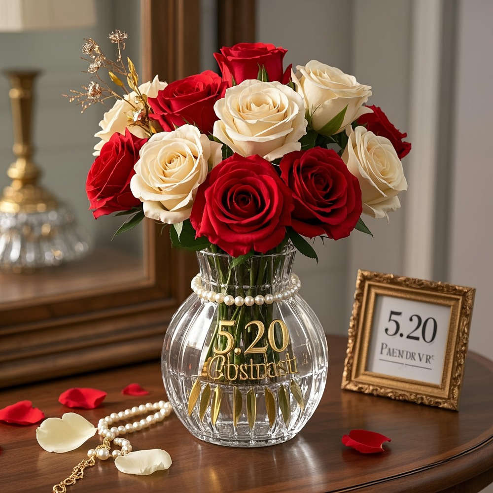 Simulated Flower Color 4 Red  4 Champagne  2 White