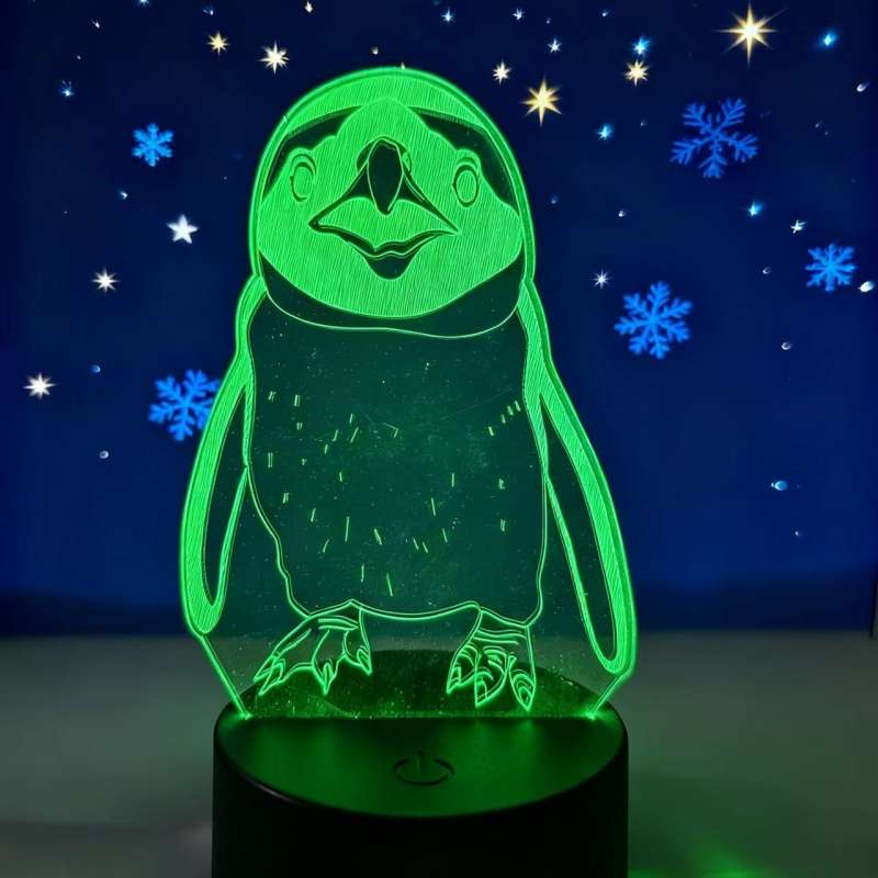 Night Light Style Monochrome Warm Light White Base
