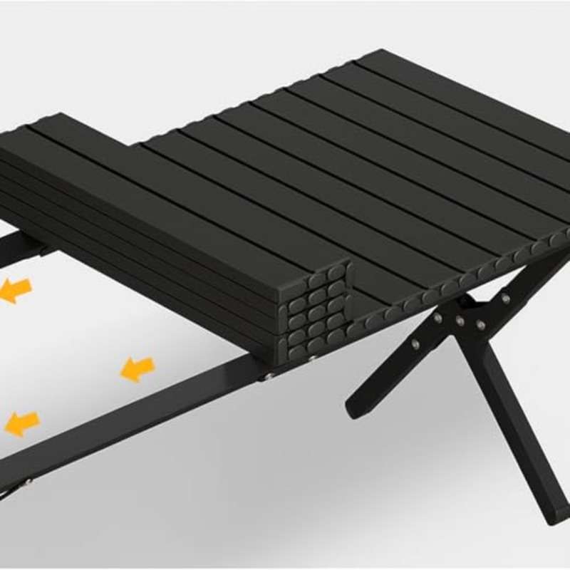 Folding Table Color Black
