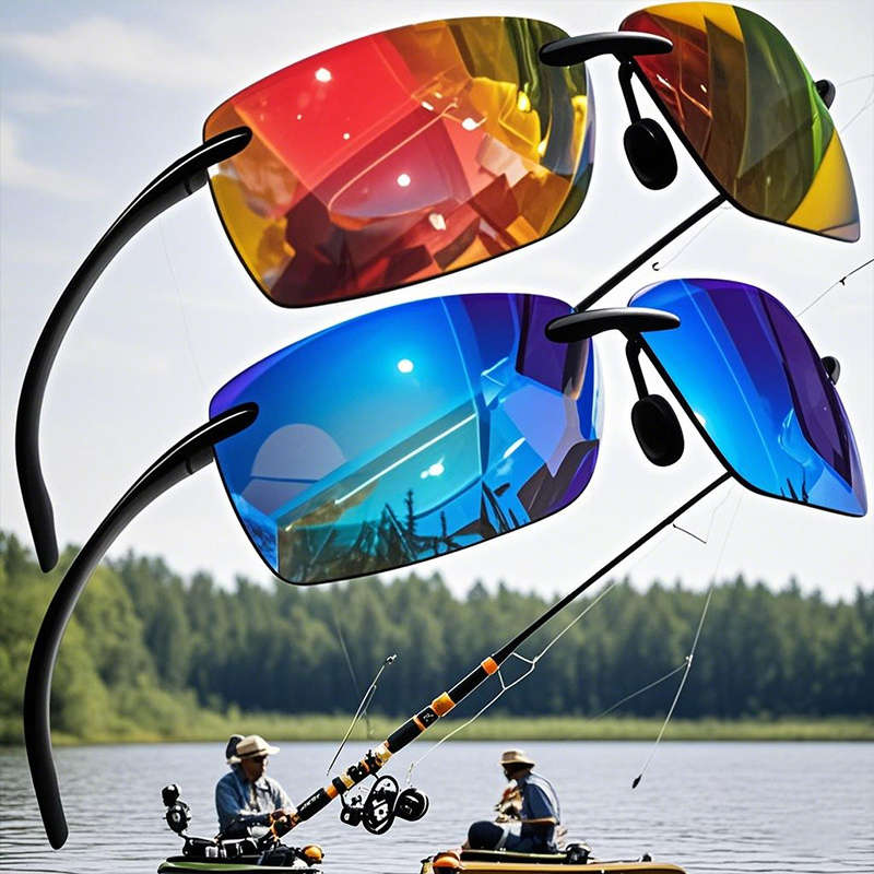 Cycling Glasses Color 2Pcs Black Blue