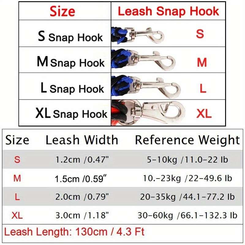 Dog Leash Color Black Size S Width 1.5Cm