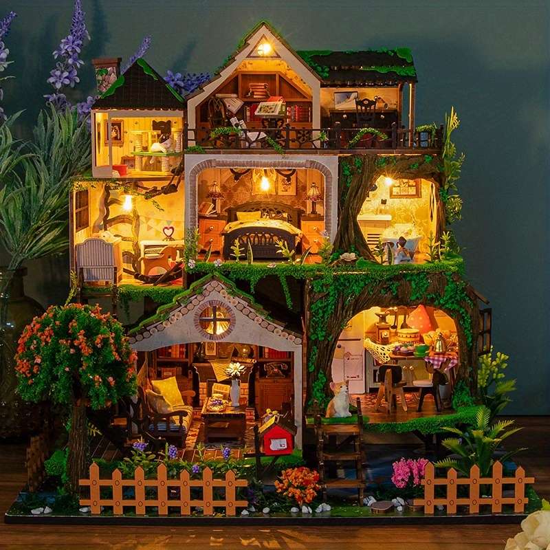 3D Handcrafted Miniature House Model