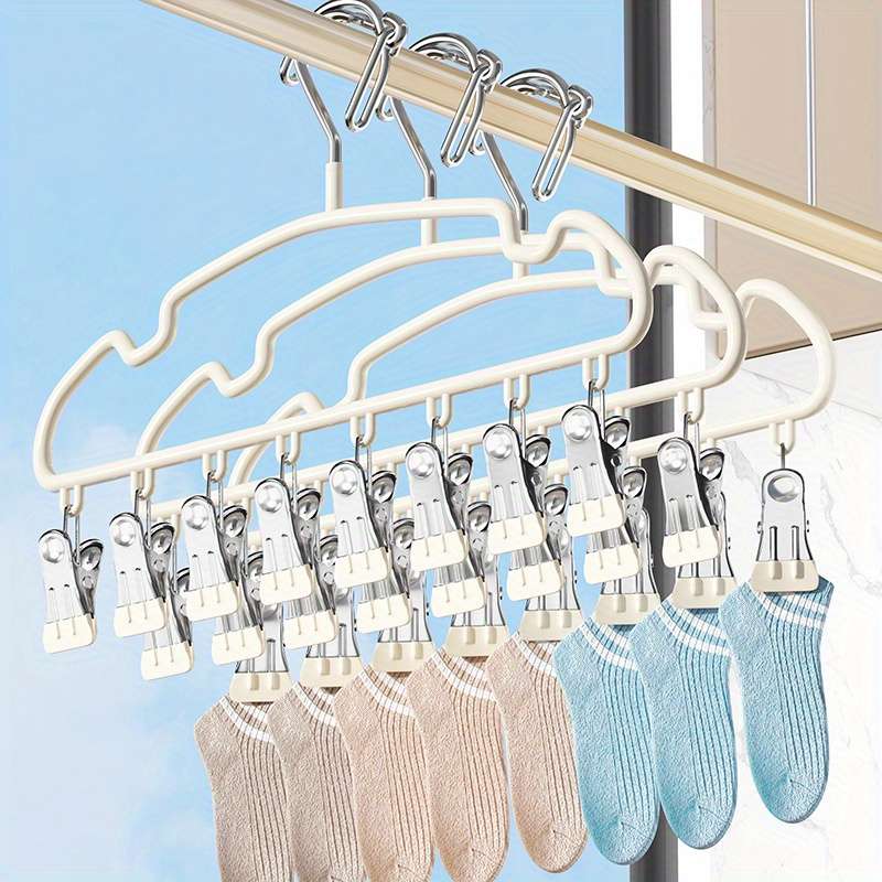 Clothes Rack 1 PackCloud Blue 8 Clips