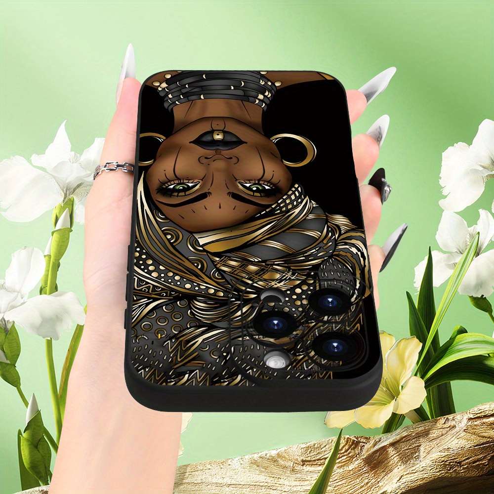 1Pc Black For iPhone 7 Plus African Women Phone Case