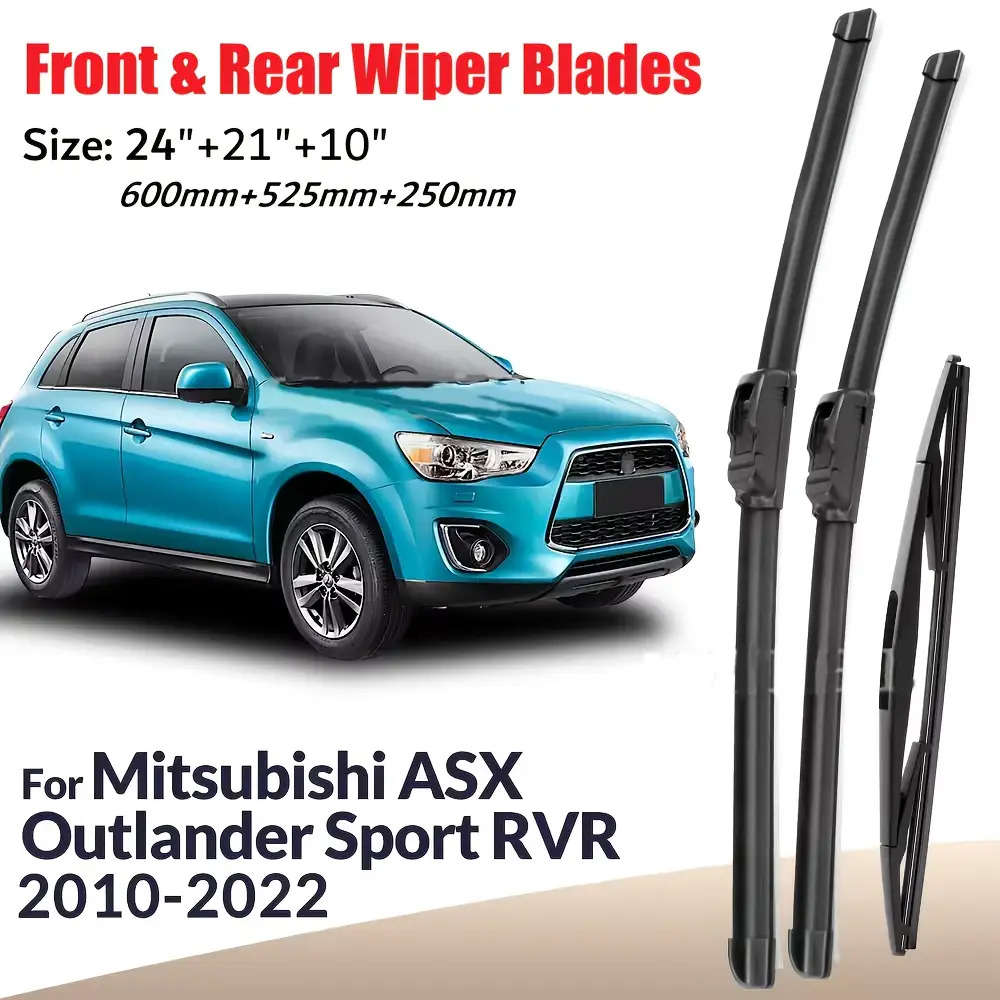 Windshield Wipers Color Suitable For Mitsubishi Asx Outlander Quantity 3 Piece Set