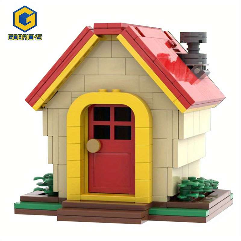 3D Building Model Puzzle Set Model 283Pcs House