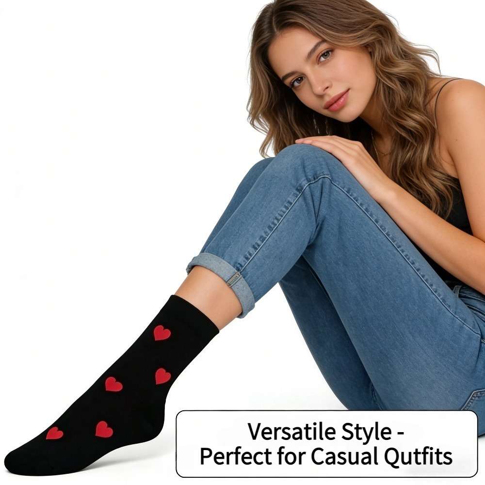 Women S Socks Color 5Pairs White Size Onesize