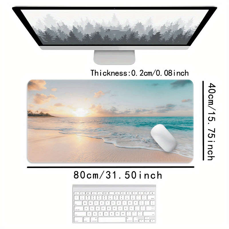 Mouse Pad Size 35.43X15.75Inch
