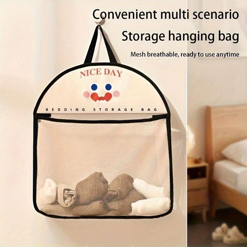 Elegant Versatile Durable Portable Large Capacity Hanging Storage Bag Polyester