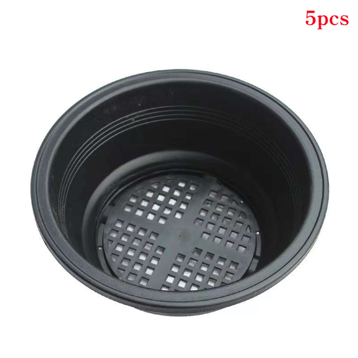 Flowerpot  5Pcscolor Black