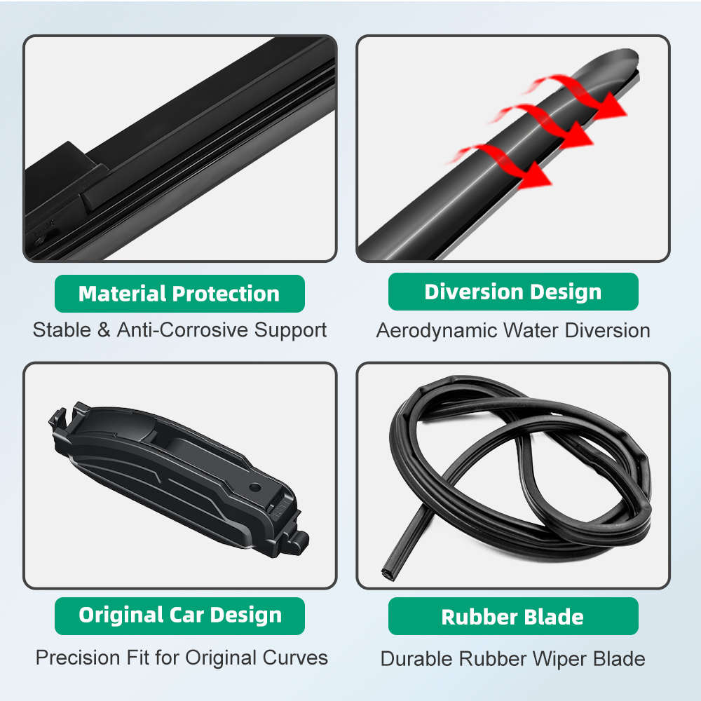 Windshield Wipers Model A Quantity 2Pcs