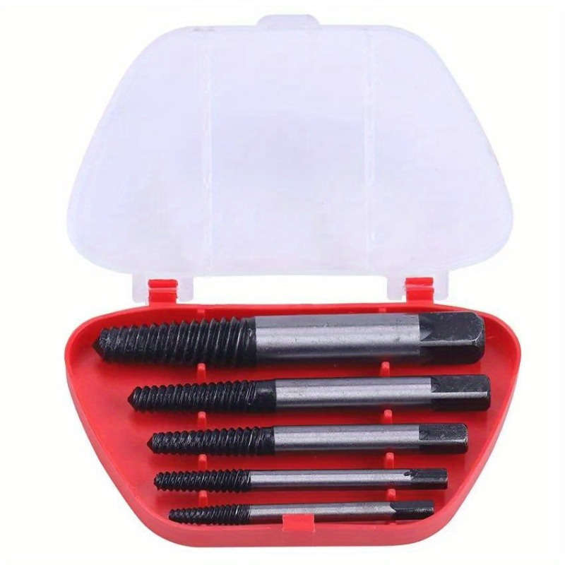 5-Piece Steel BrokenBBolt And Screw Remover Set