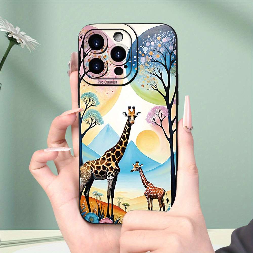 1Pc Black For iPhone SE African Style Phone Case