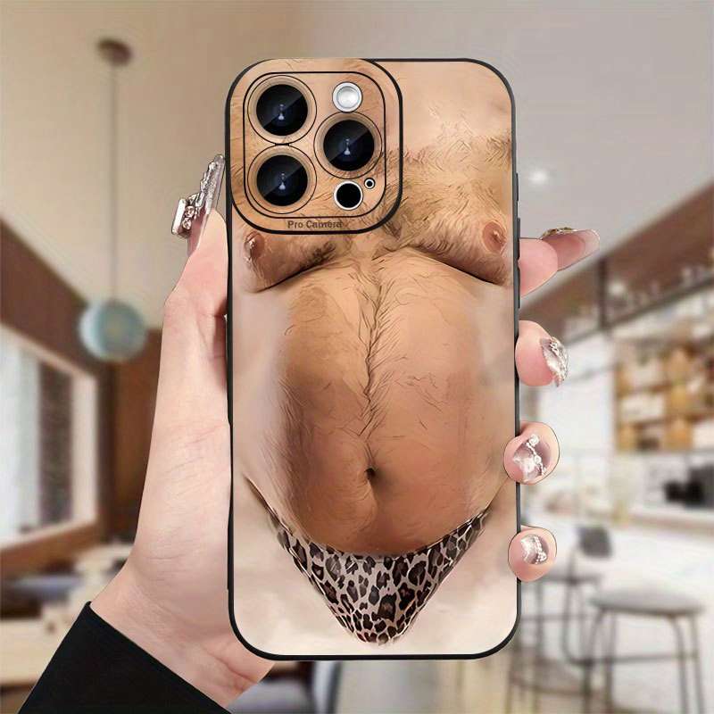 1Pc Black For iPhone 15 Plus Stylish Phone Case