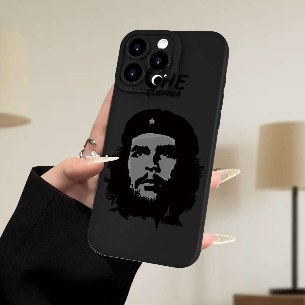 1Pc Black For iPhone 15 Che Guevara Themed Phone Case