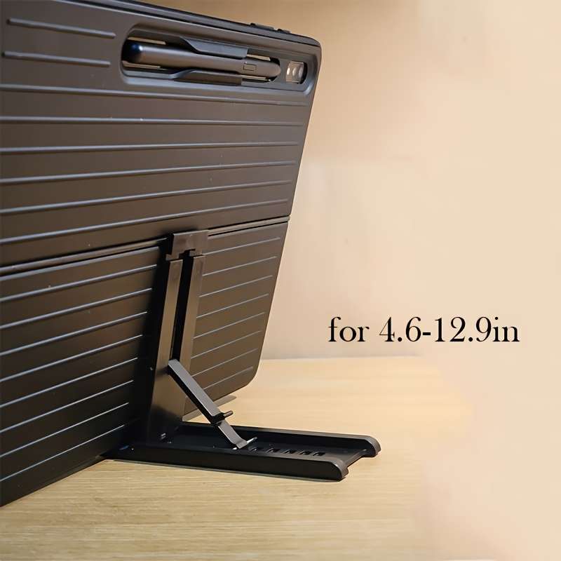 Phone Stand Color Black Items1 Adjustable Folding Bracket