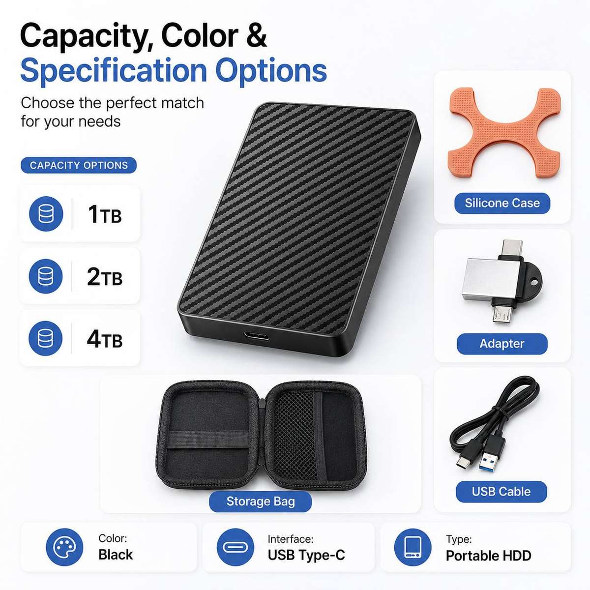 Usb Flash Drive Storage 2Tb