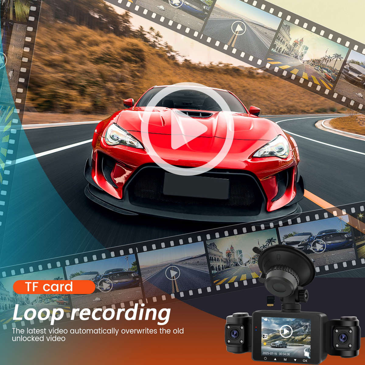 Dashcam Items With 64G Card