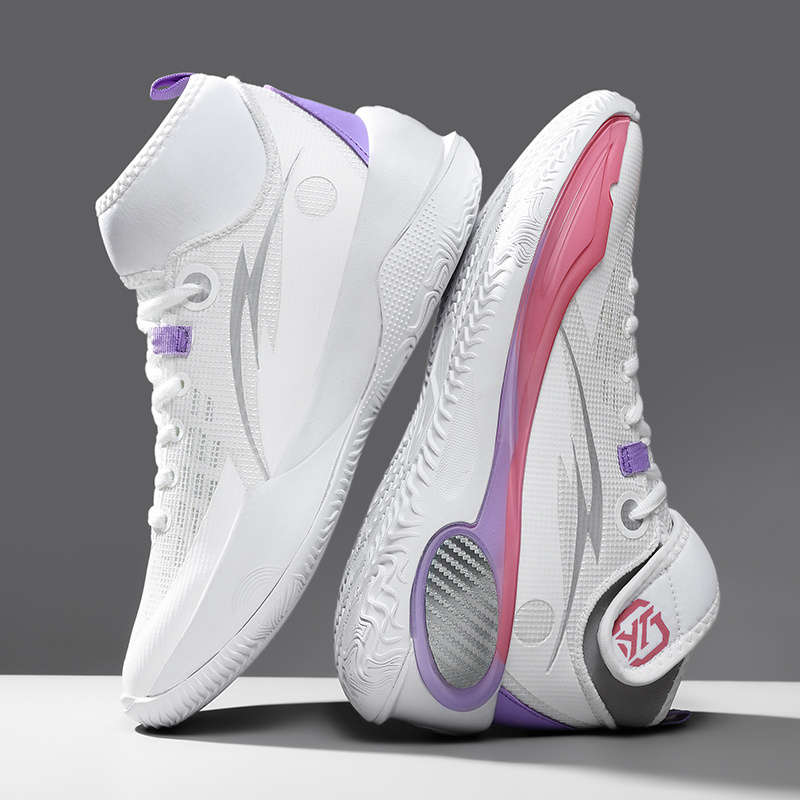 Sneakers White Purple Size Uk 7