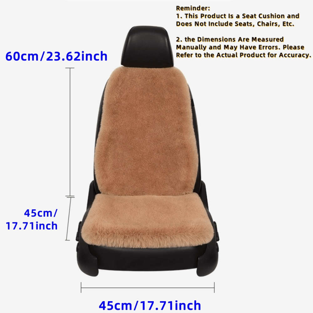 Car Seat Cushion Light Grey Size 2 Front Seats