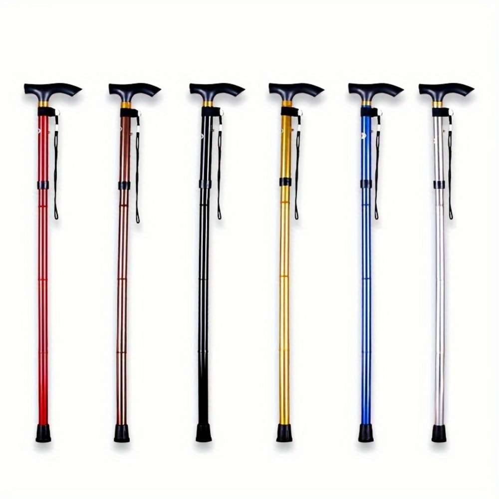1 Professional 5 Section Folding Trekking Pole Ultra Lightweight Portable Non