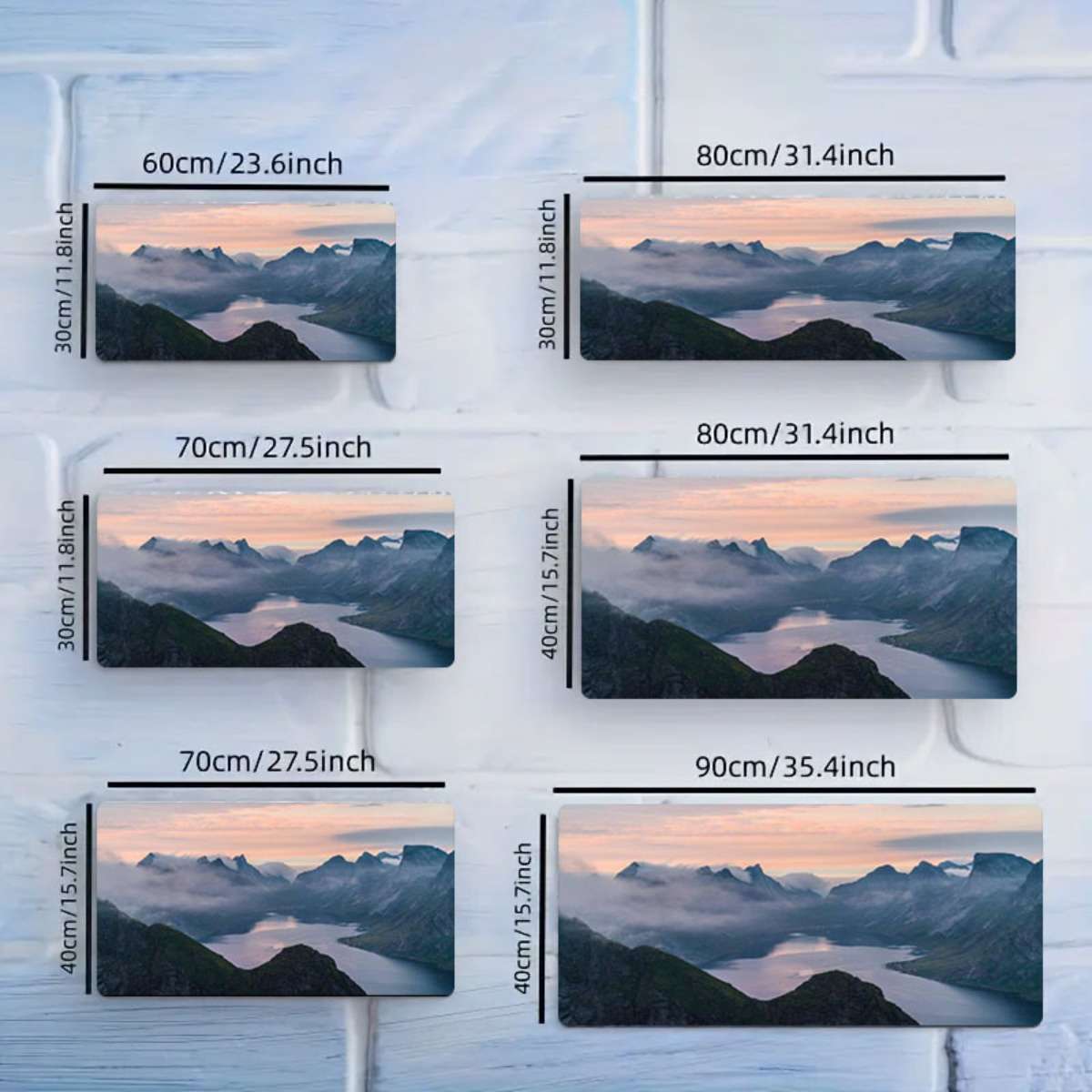 Mouse Pad Size 30X60Cm