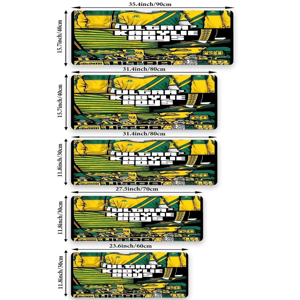 Mouse Pad Color White Size 80X30Cm