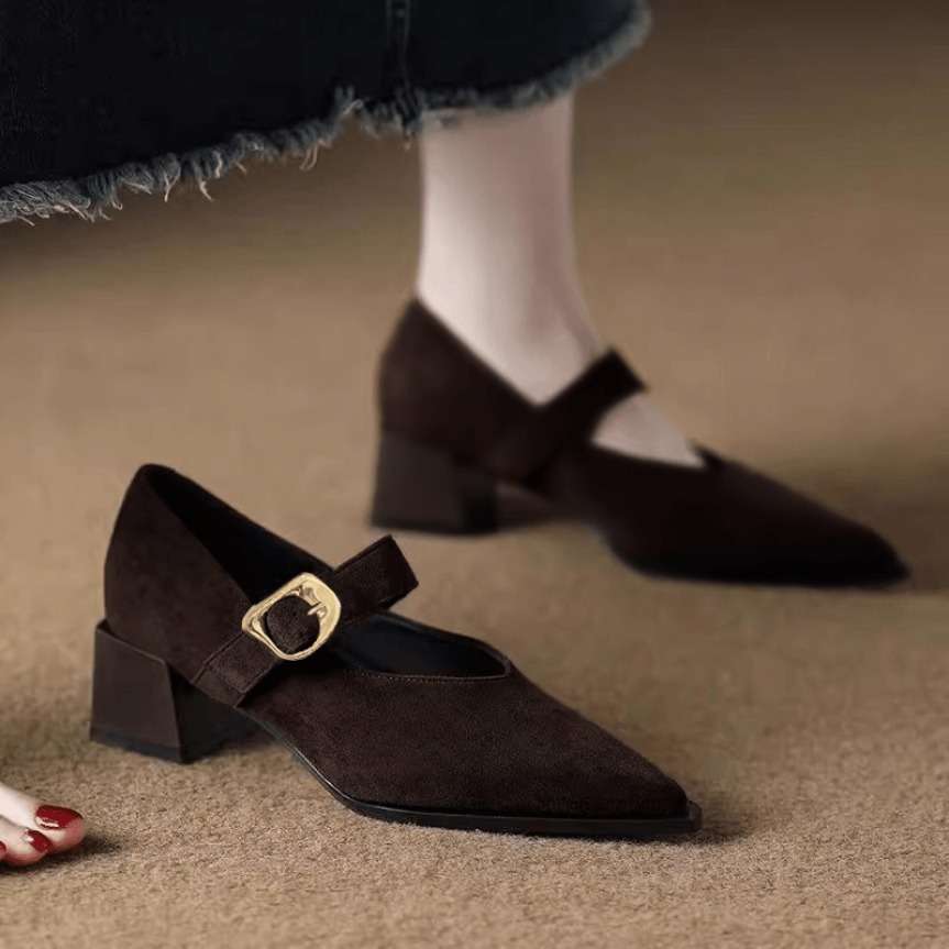Women S High Heels Color Brown Sizeuk 3
