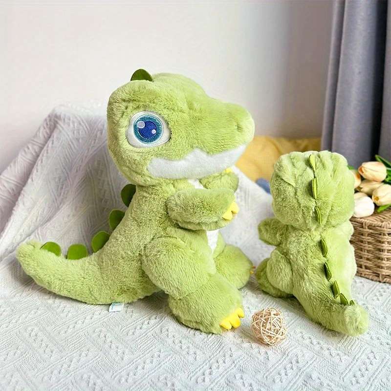 Plush Toyss color Green Dinosaur 1pc
