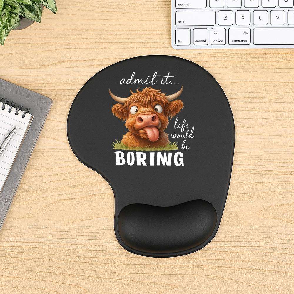 Professional Waterproof Funny Scottish Mouse With Wrist For Laptop Workspace