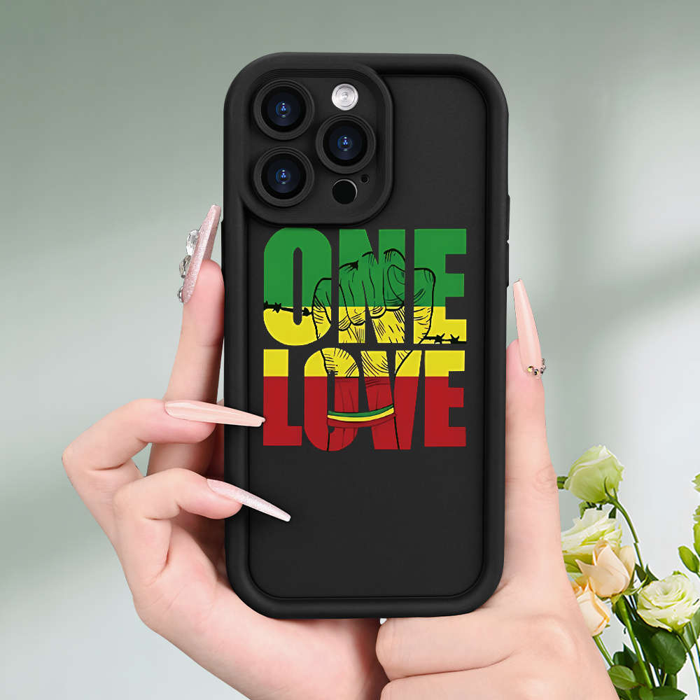 1Pc Black For iPhone 13 Mini Creative And Trendy Phone Case