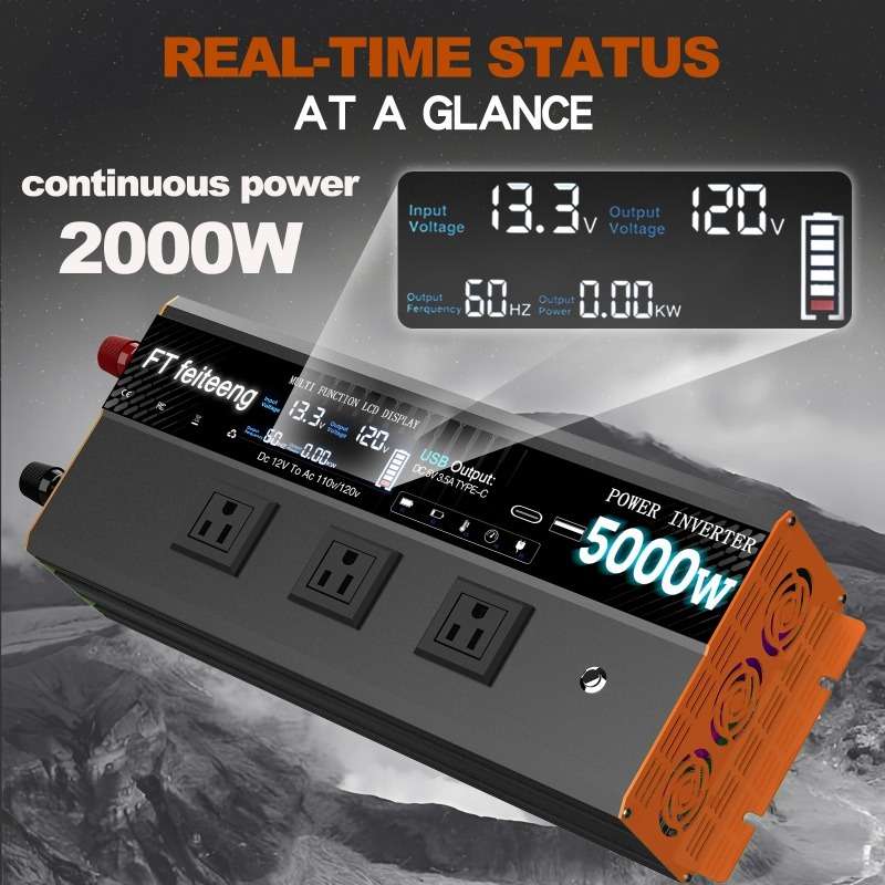 Inverter Model 12V110V 2000W